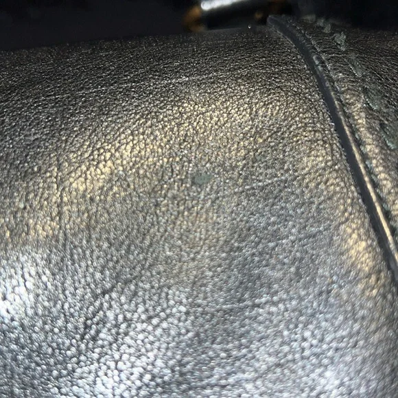 Yves Saint Laurent Black and Gold Satchel with Wallet * PRICE FIRM* - Picture 10 of 16